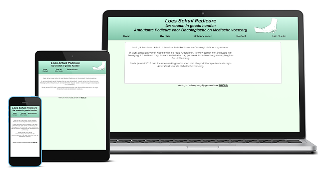 Website Loes Schuil Pedicure